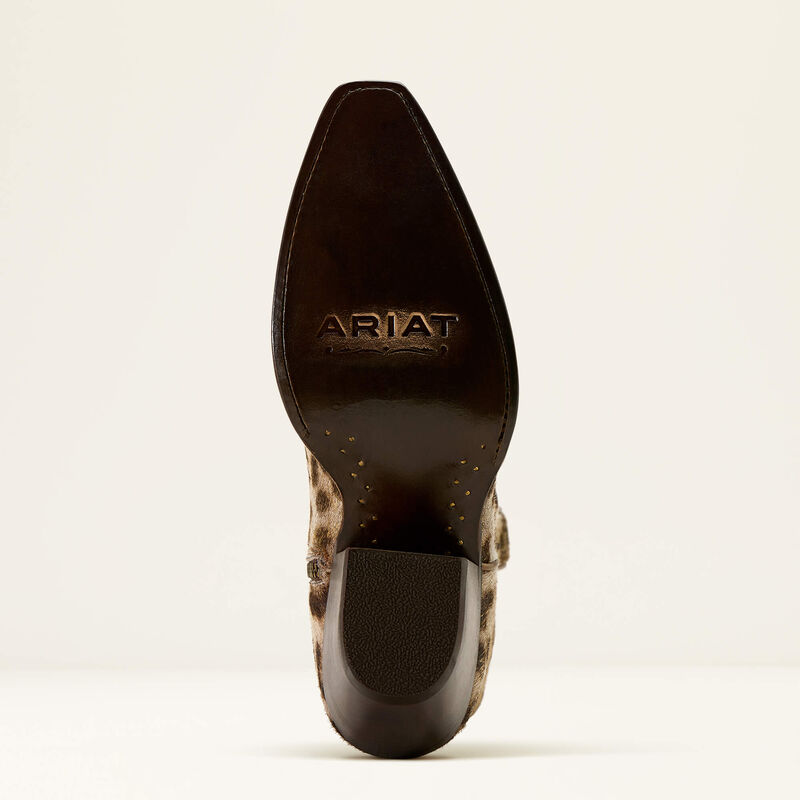 ARIAT Casanova X Toe Western Boot GILDED LEOPARD HAIR ON 10072448