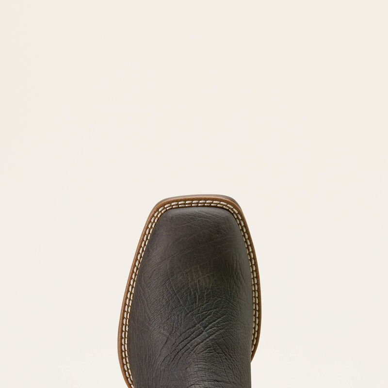 Men's Ariat Booker Chelsea Wide Square Toe Western Boot 10074164 CHARCOAL GREY HIPPO PRINT