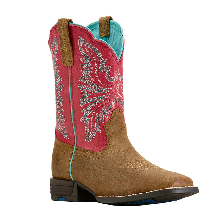 Ariat Girl's Westwood Wicker and Hot Pink Boots 10074191