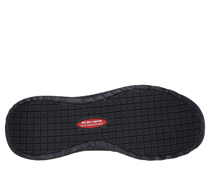 SKECHERS MEN'S Work Relaxed Fit: Squad Chaos SR - Urgran 200273 BLK
