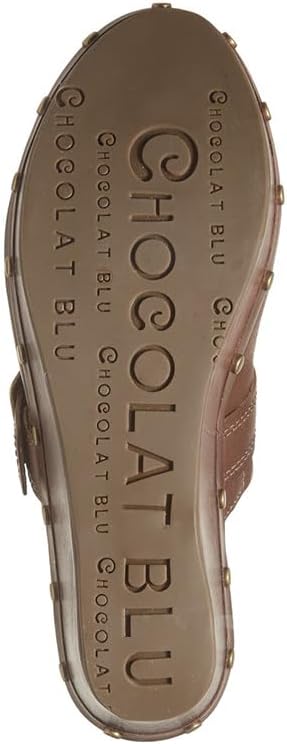 Chocolat Blu Women YOGI TAN & YOGI DK BROWN Wedge Slide