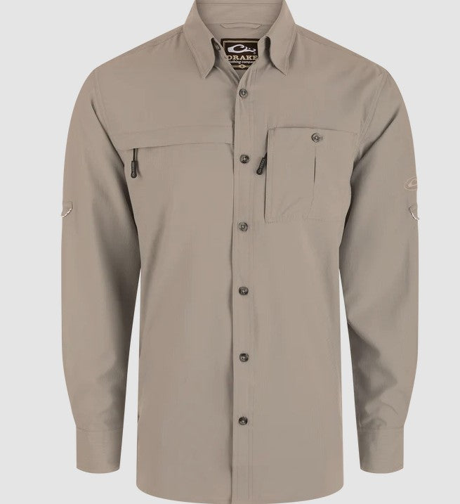 DRAKE Youth Long-Sleeved 8-Shot Flyweight Shirt DS1961-VKH