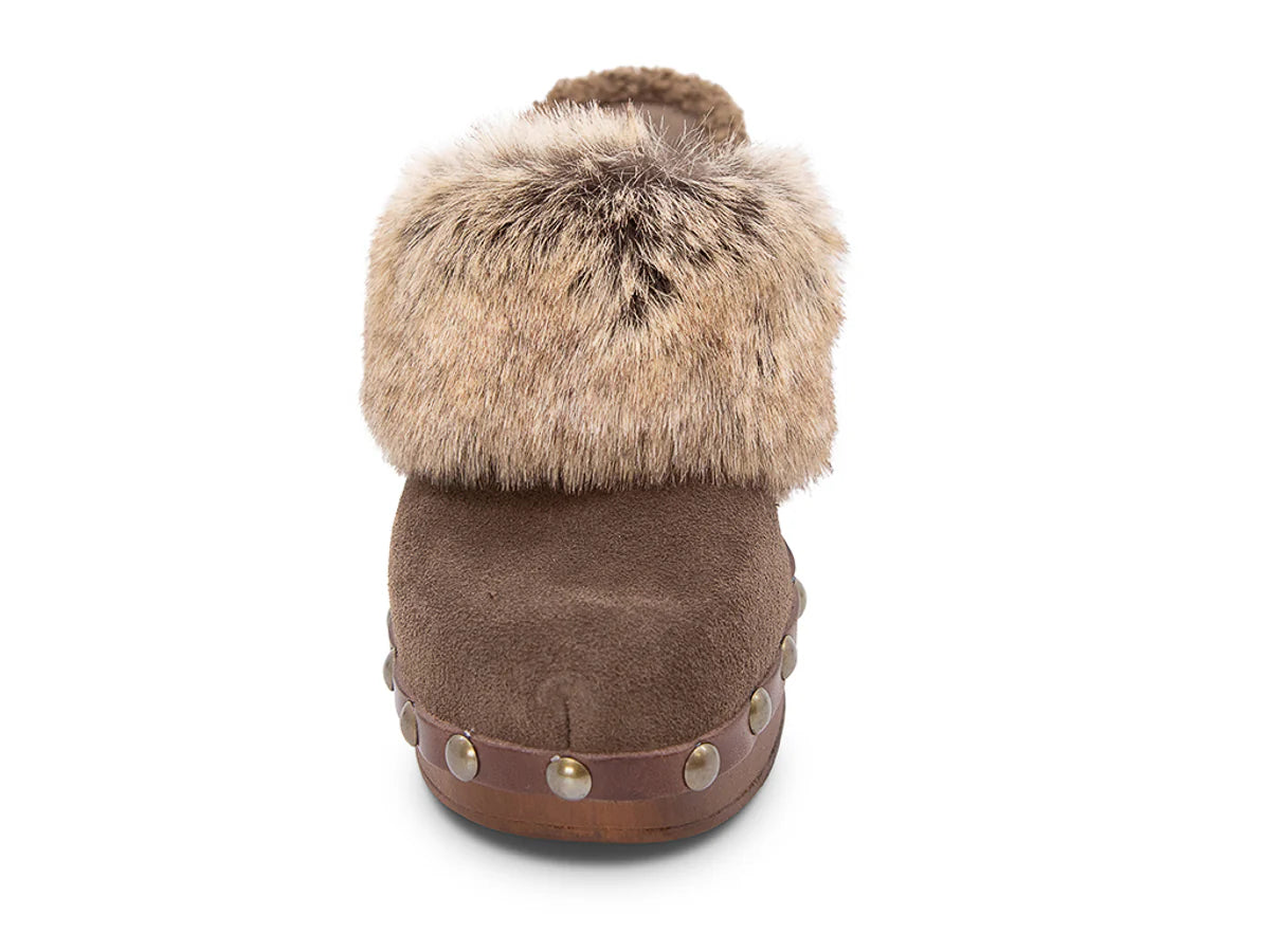 LADIES CHOC BLU FADIA DK BROWN CLOGS