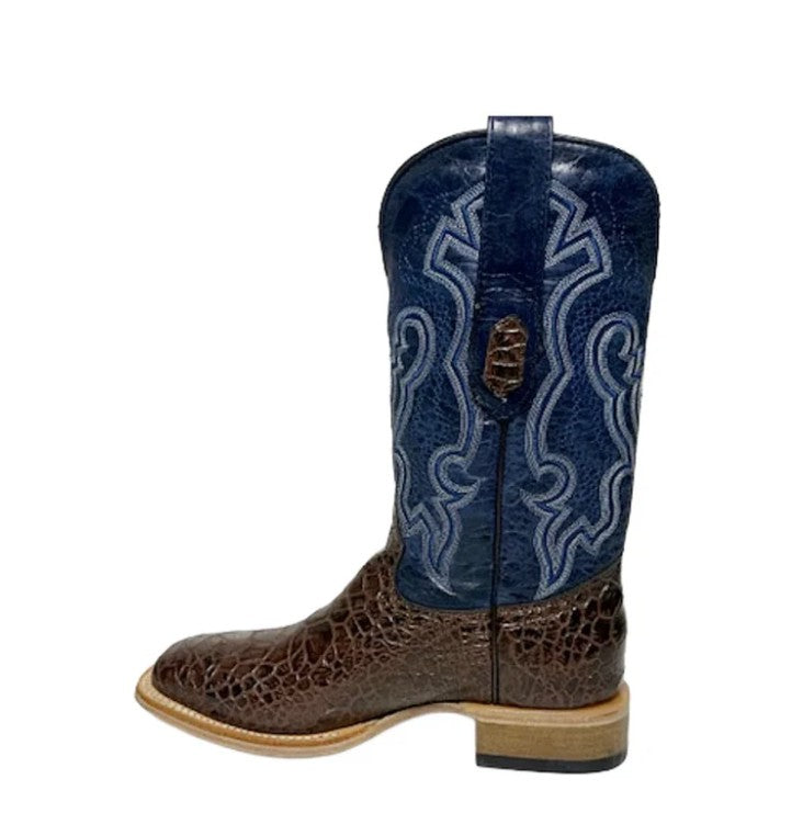 COWTOWN MEN’S SEA TURTLE PRINT LEATHER WESTERN BOOT - Q6044