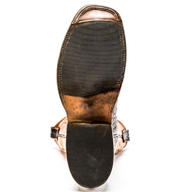 Men's Rios of Merceds Chocolate Caiman Belly with 13" Toast Remuda Tops - R9018