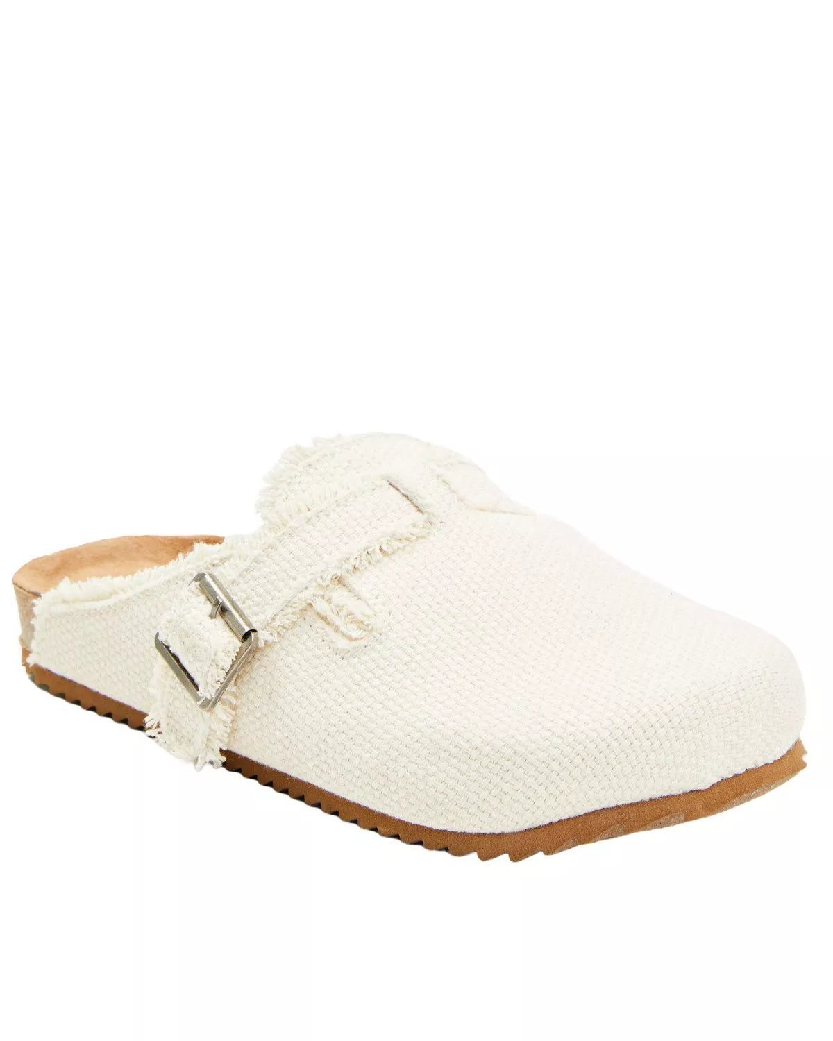 Very G Women's Basket Cream Slip on shoes/mule
