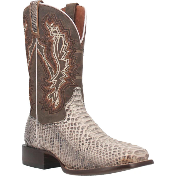 Dan Post Men's Brutus Snake Leather Brown Western Boots DP4917