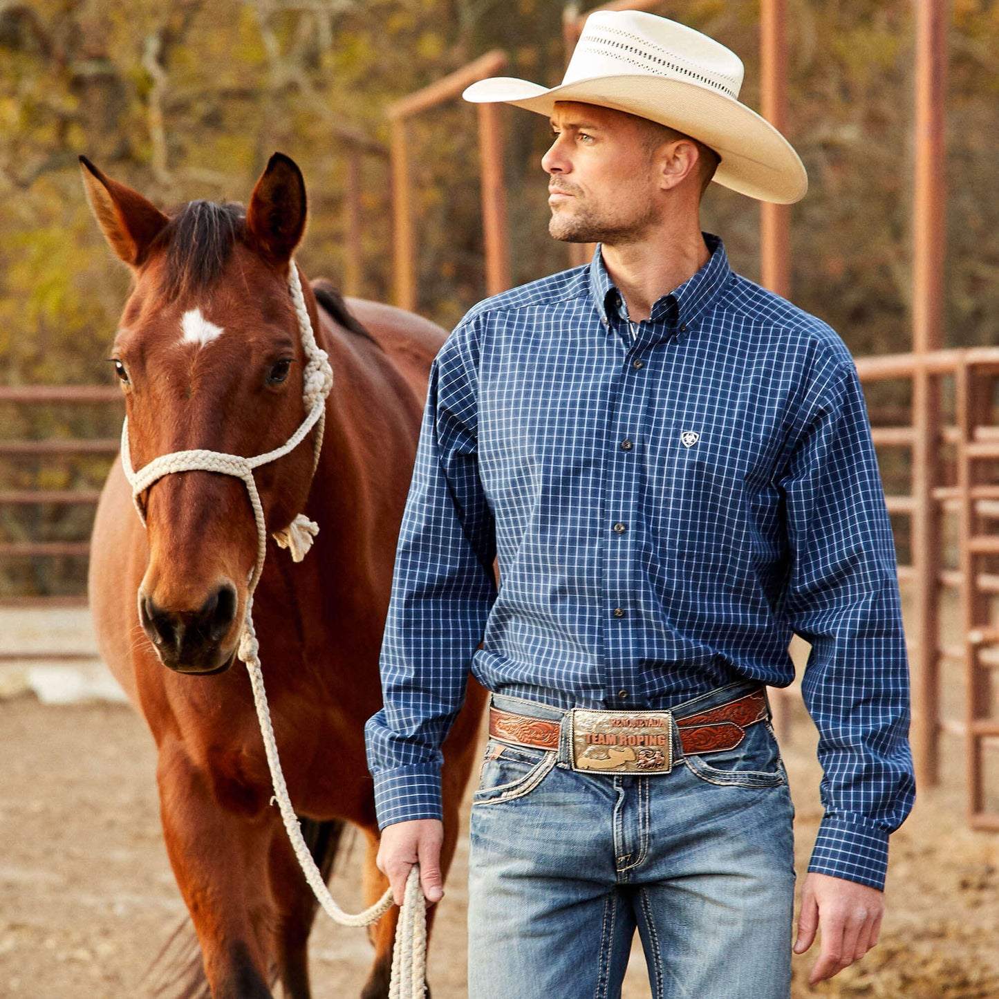 Men's Ariat M5 Slim Gambler Stackable Straight Leg Jean 10012703