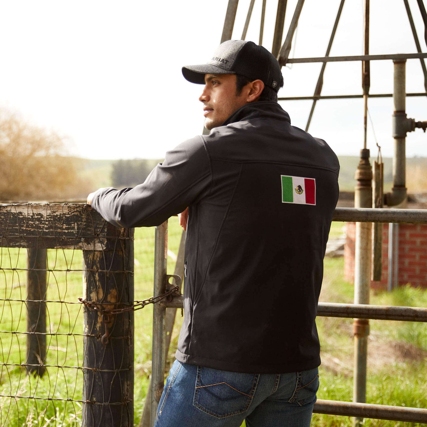 Men's Ariat New Team Softshell MEXICO Jacket 10031424