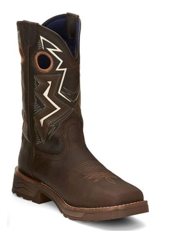 TONY LAMA MEN'S FORCE WATERPROOF WESTERN WORK BOOTS - COMPOSITE TOE TW3403