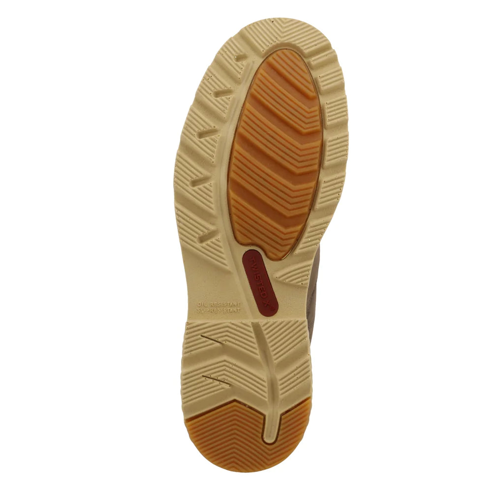 Twisted X® Men's 6" Shitake Brown Waterproof Work Boots MXCW004