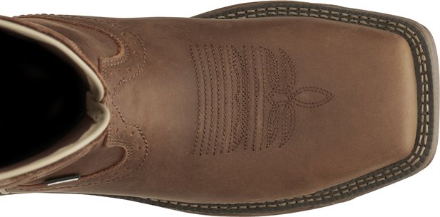 Justin Men's Stampede Rush Saddle Tan Steel Toe Work Boots WK4331
