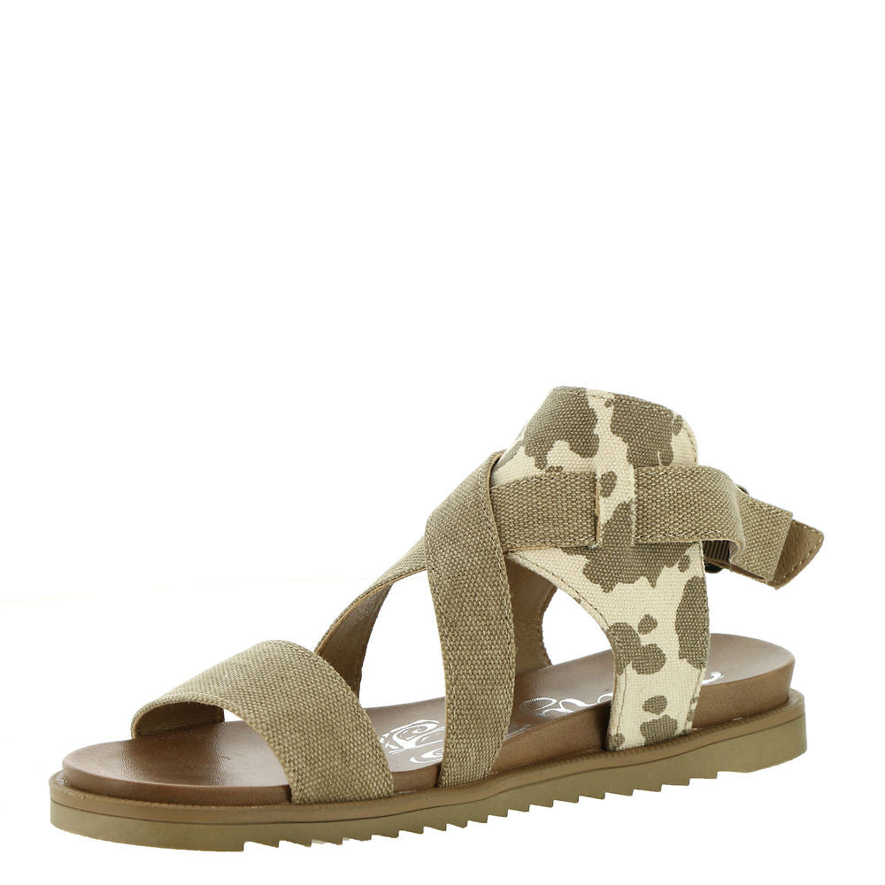 WOMEN'S VERY G JAYLA TAN AND CREAM SANDALS