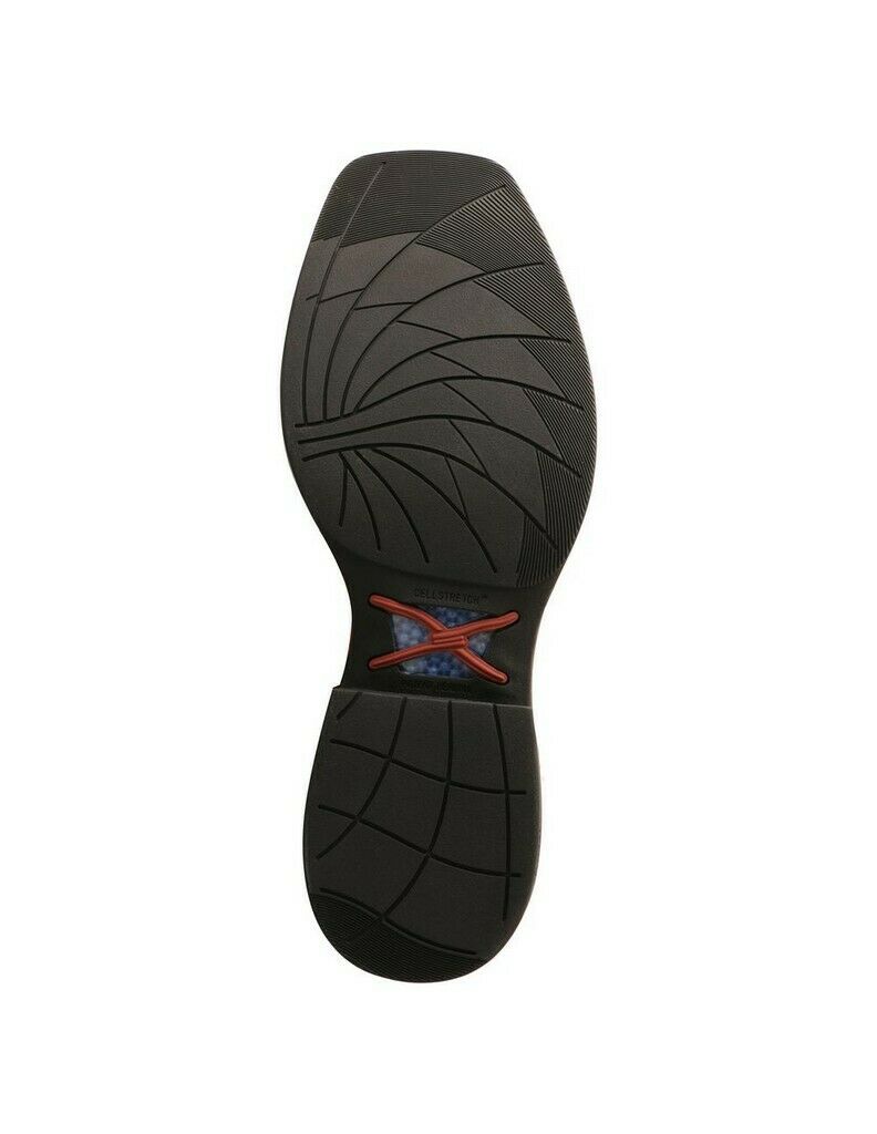 Twisted X Western Boots Mens Caiman Vamp 12" Brown Gray MXW0003