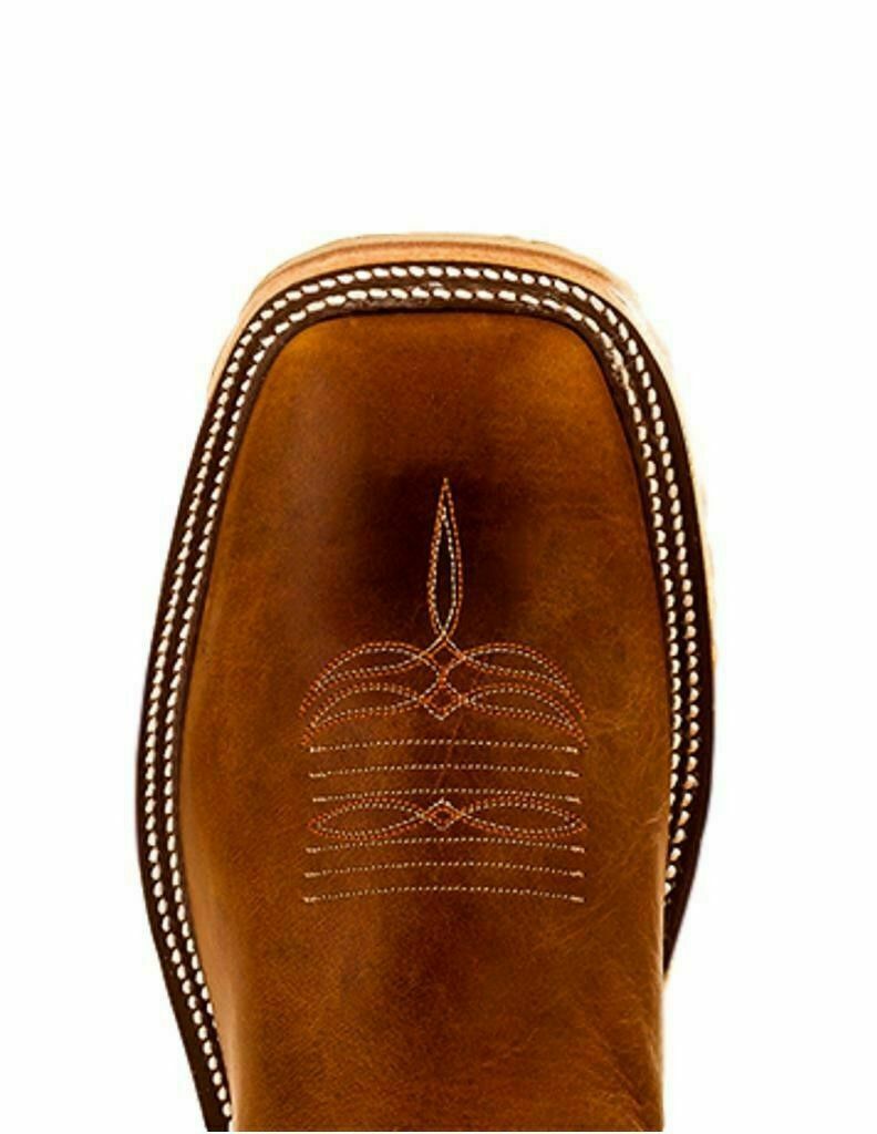 Anderson Bean Western Boots Mens Stitching Piping Pull On Briar S3000