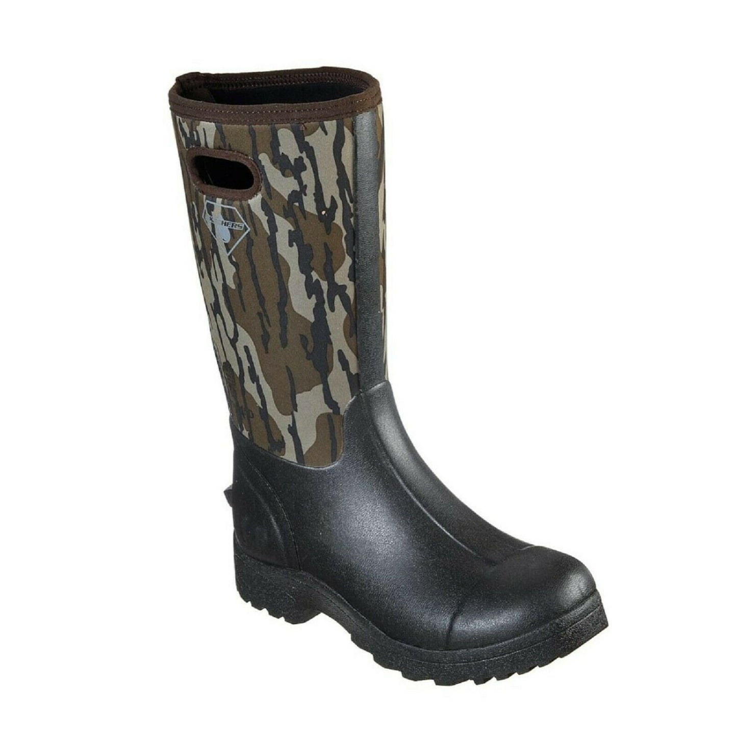 Mens Skechers WEIRTON 77543 CAMO Camo Slip-On Mid-Calf Work Boot Shoes