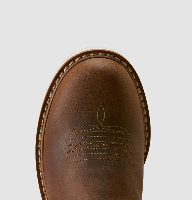 Ariat Youth Activate Distressed Brown Round Toe Western Boot 10080485