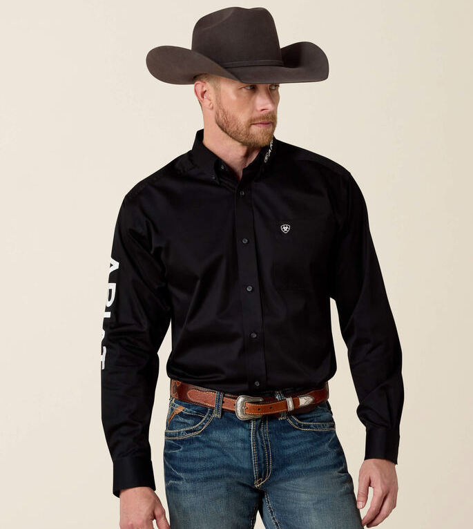Men's Ariat Team Logo Twill Classic Fit Shirt 10017497
