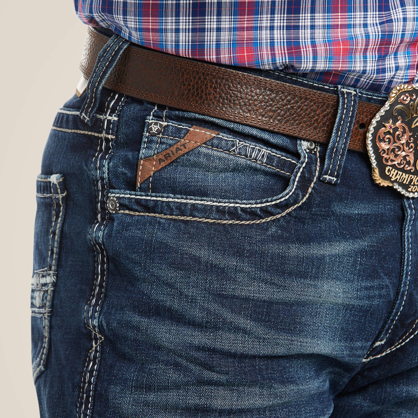 ARIAT MEN'S Style No. 10021767 M4 Low Rise Stretch Adkins Boot Cut Jean