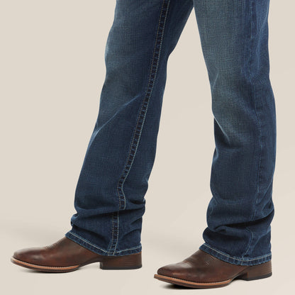 ARIAT MEN'S Style No. 10021767 M4 Low Rise Stretch Adkins Boot Cut Jean
