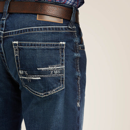 ARIAT MEN'S Style No. 10021767 M4 Low Rise Stretch Adkins Boot Cut Jean