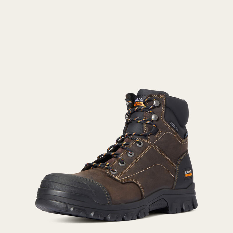 Ariat Treadfast 6" Waterproof Steel Toe Work Boot 10034673