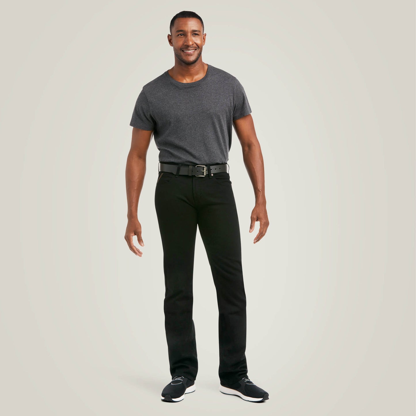 ARIAT MEN'S Style No. 10037890 M7 Slim Legacy Straight Jean BLACK