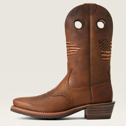 ARIAT MEN'S Style No. 10040348 Roughstock Patriot Western Boot