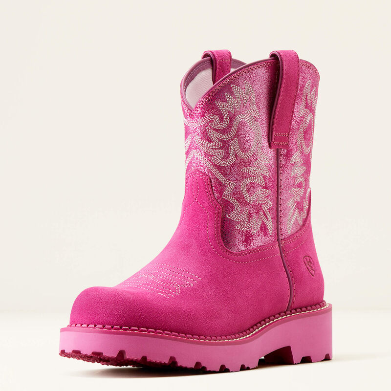 ARIAT WOMEN'S Style No. 10050997 Fatbaby Western Boot HOTTEST PINK|PINK METALLIC