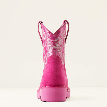 ARIAT WOMEN'S Style No. 10050997 Fatbaby Western Boot HOTTEST PINK|PINK METALLIC