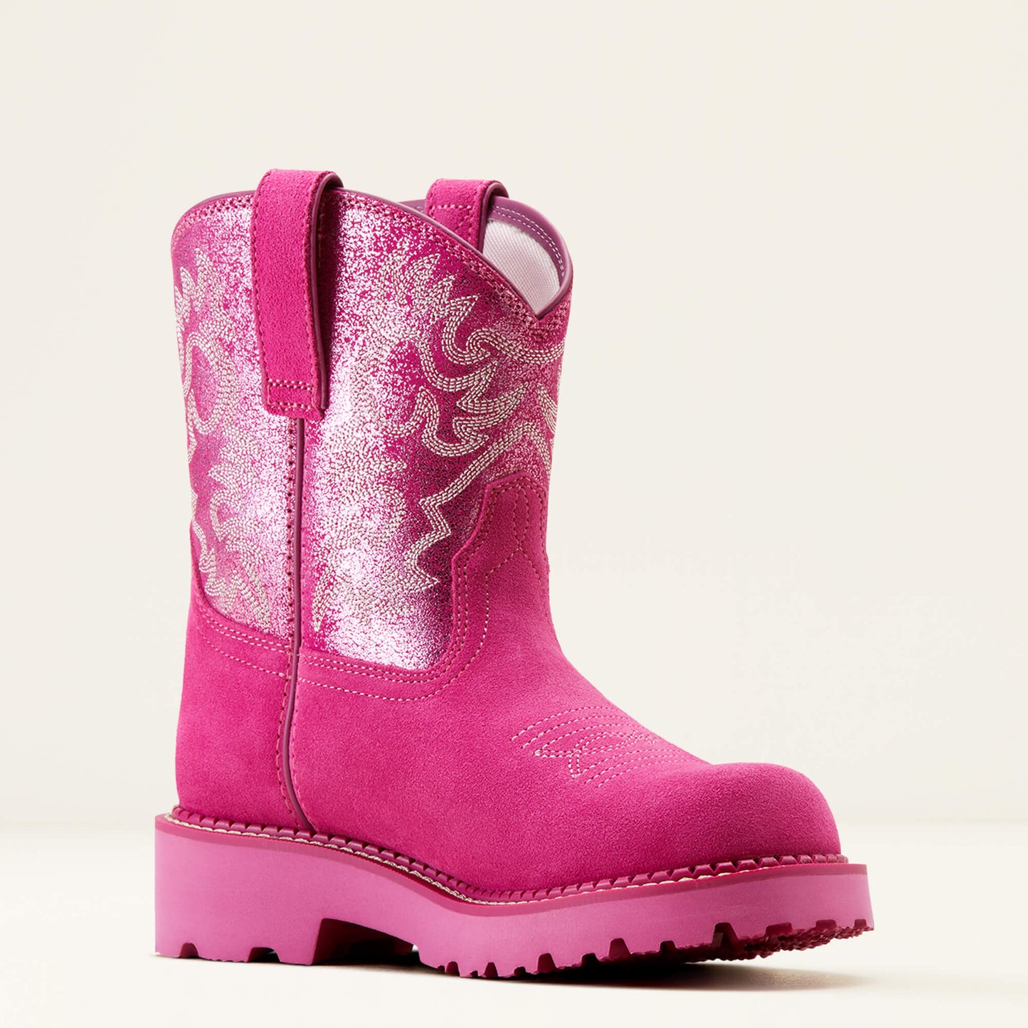 ARIAT WOMEN'S Style No. 10050997 Fatbaby Western Boot HOTTEST PINK|PINK METALLIC