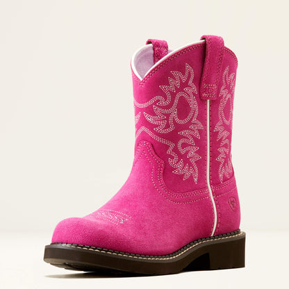 ARIAT KIDS' Style No. 10051009 Fatbaby Western Boot HOTTEST PINK