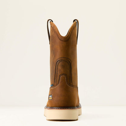 ARIAT MEN'S 10053613 Rebar Wedge Pull-On Waterproof Composite Toe Work Boot