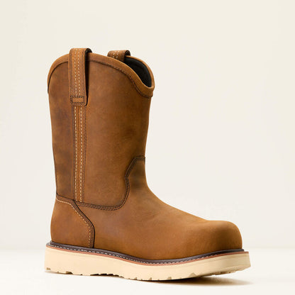 ARIAT MEN'S 10053613 Rebar Wedge Pull-On Waterproof Composite Toe Work Boot