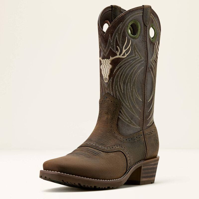 MEN'S ARIAT Hybrid Roughstock Antler Cowboy Boot 10061156