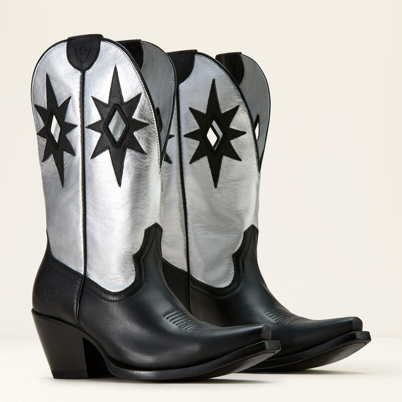 WOMEN'S ARIAT Starlight Western Boot OBSIDIAN|SHINY BUCKLE 10061315