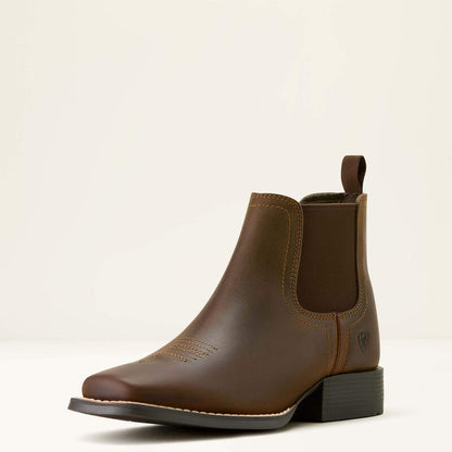 KIDS/YOUTH ARIAT  Booker Chelsea Wide Square Toe Western Boot 10063824