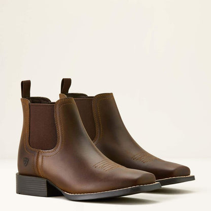 KIDS/YOUTH ARIAT  Booker Chelsea Wide Square Toe Western Boot 10063824