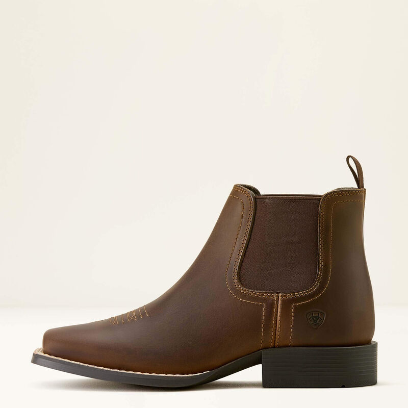 KIDS/YOUTH ARIAT  Booker Chelsea Wide Square Toe Western Boot 10063824
