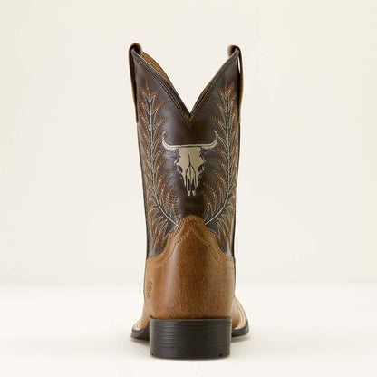 Kids Ariat Stampede Wide Square Toe Western Boot 10063827