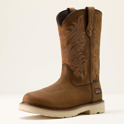 Men's Ariat Activator Argo Waterproof Round Soft Toe Work Boot 10063860