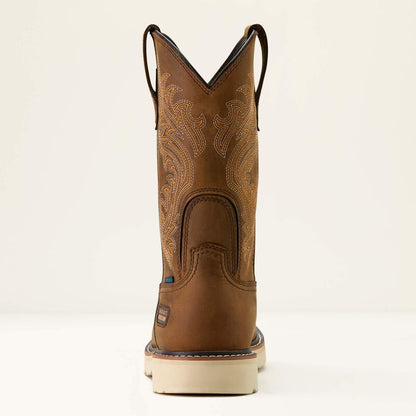 Men's Ariat Activator Argo Waterproof Round Soft Toe Work Boot 10063860