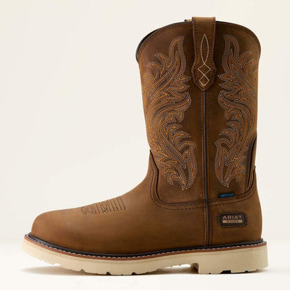 Men's Ariat Activator Argo Waterproof Round Soft Toe Work Boot 10063860