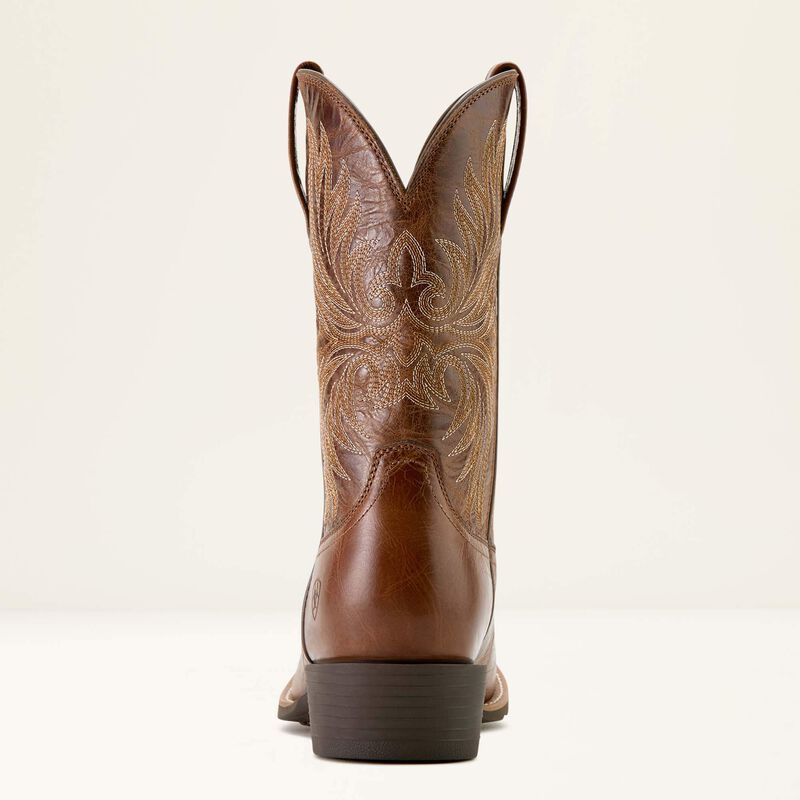Men's Ariat Sport Narrow Cutter Toe  Brown Cowboy Boot 10063959