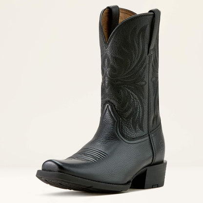 Men's Ariat Sport Narrow Cutter Toe  Black Cowboy Boot 10063960