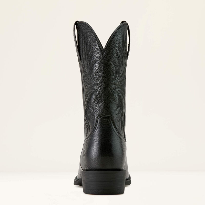 Men's Ariat Sport Narrow Cutter Toe  Black Cowboy Boot 10063960