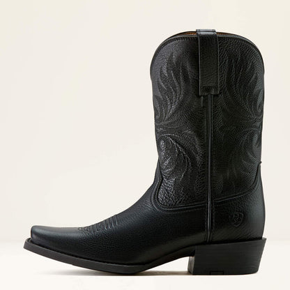 Men's Ariat Sport Narrow Cutter Toe  Black Cowboy Boot 10063960