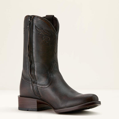 Men's Ariat Sonoro Chocolate Truffle Roper Toe Western Boot 10063981