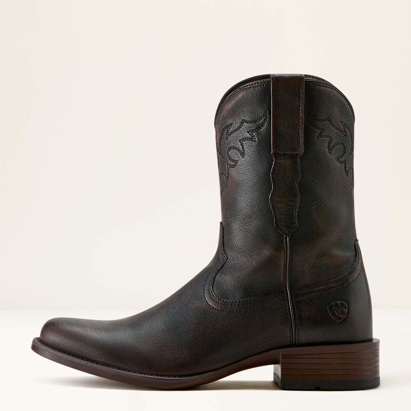 Men's Ariat Sonoro Chocolate Truffle Roper Toe Western Boot 10063981