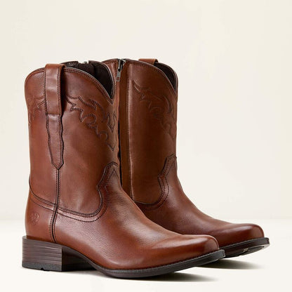 Men's Ariat Sonoro Cinnamon Truffle Roper Toe Western Boot 10063982
